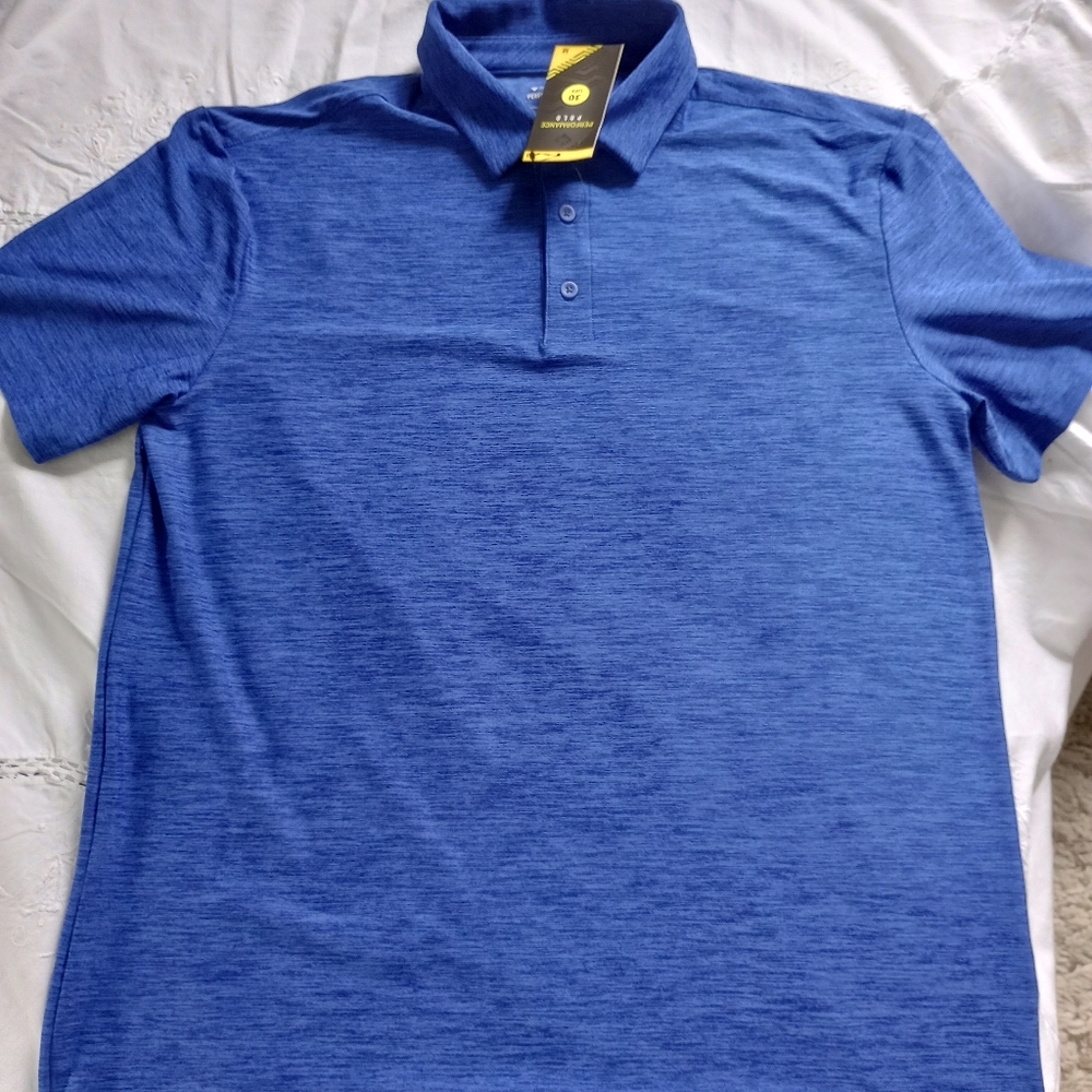 Members Mark blue polo M